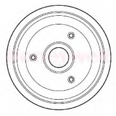 329231B BENDIX Тормозной барабан