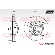 873548.6880 MAXTECH Тормозной диск