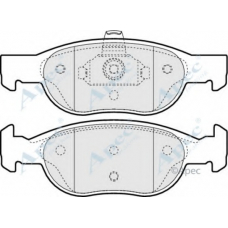 PAD1051 APEC Комплект тормозных колодок, дисковый тормоз