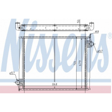 64068A NISSENS Радиатор, охлаждение двигателя