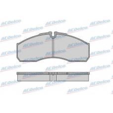 AC0581109D AC Delco Комплект тормозных колодок, дисковый тормоз