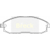20708 00 C BRECK Комплект тормозных колодок, дисковый тормоз