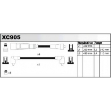 XC905 QUINTON HAZELL Комплект проводов зажигания