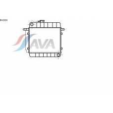 BW2004 AVA Радиатор, охлаждение двигателя