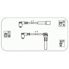 RVS9 JANMOR Комплект проводов зажигания