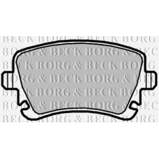 BBP2139 BORG & BECK Комплект тормозных колодок, дисковый тормоз