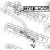 HYSB-ACCF FEBEST Опора, стабилизатор
