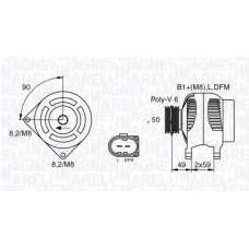 063533250130 MAGNETI MARELLI Генератор