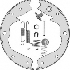 M838R MGA Комплект тормозных колодок, стояночная тормозная с