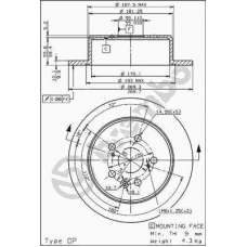 08.5625.30 BREMBO Тормозной диск