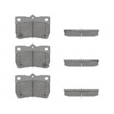 SP 479 PR SCT Комплект тормозных колодок, дисковый тормоз