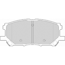 FD7097A NECTO Комплект тормозных колодок, дисковый тормоз