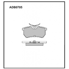 ADB0705 Allied Nippon Тормозные колодки
