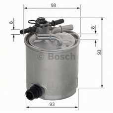 F 026 402 072 BOSCH Топливный фильтр