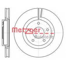 61087.10 METZGER Тормозной диск