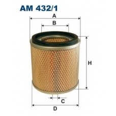 AM432/1 FILTRON Воздушный фильтр