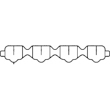 504.260 Elring Прокладка, впускной коллектор