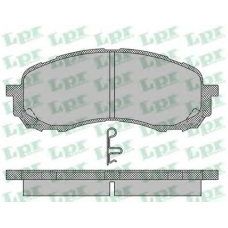 05P1454 LPR Комплект тормозных колодок, дисковый тормоз