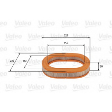 585723 VALEO Воздушный фильтр