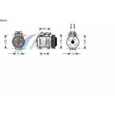 MSK062 AVA Компрессор, кондиционер