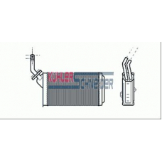 1591801 KUHLER SCHNEIDER Теплообменник, отопление салона