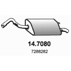 14.7080 ASSO Глушитель выхлопных газов конечный