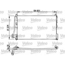 816882 VALEO Конденсатор, кондиционер