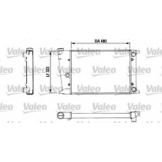 883435 VALEO Радиатор, охлаждение двигателя