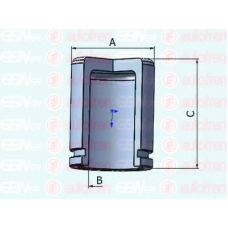 D025302 AUTOFREN SEINSA Поршень, корпус скобы тормоза