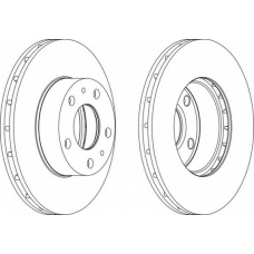 DDF1809-1 FERODO Тормозной диск