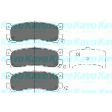KBP-4556 KAVO PARTS Комплект тормозных колодок, дисковый тормоз