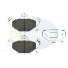 CBP01020 COMLINE Комплект тормозных колодок, дисковый тормоз