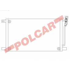 2008K8C2 POLCAR Skraplacze klimatyzacji