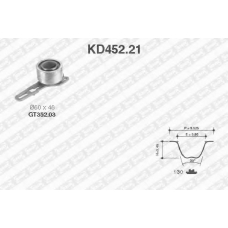 KD452.21 SNR Комплект ремня грм