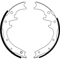 8DB 355 022-001 HELLA PAGID Комплект тормозных колодок