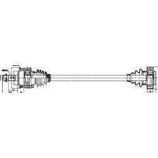 235008 GSP Приводной вал