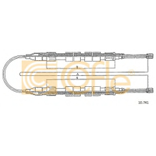 10.741 COFLE Трос, стояночная тормозная система
