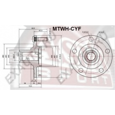 MTWH-CYF ASVA Ступица колеса