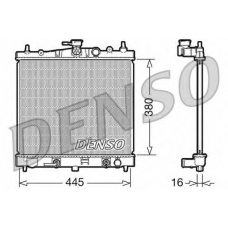 DRM46021 DENSO Радиатор, охлаждение двигателя