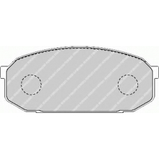 FDB1503 FERODO Комплект тормозных колодок, дисковый тормоз