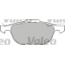 598649 VALEO Комплект тормозных колодок, дисковый тормоз