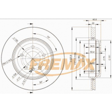 BD-6074-50 FREMAX Тормозной диск