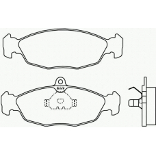 T1045-ECO PAGID Комплект тормозных колодок, дисковый тормоз
