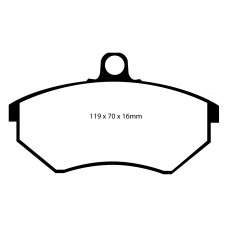 DP2841 EBC Brakes Колодки тормозные