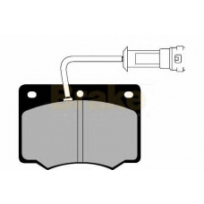 PA336 BRAKE ENGINEERING Комплект тормозных колодок, дисковый тормоз