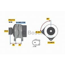 0 986 080 580 BOSCH Генератор