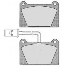 RA.0223.0 RAICAM Комплект тормозных колодок, дисковый тормоз