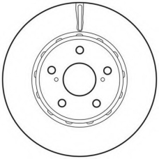 562729JC JURID Тормозной диск