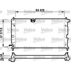 732350 VALEO Радиатор, охлаждение двигателя