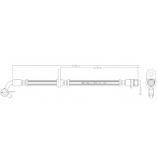 4758 REMKAFLEX Тормозной шланг